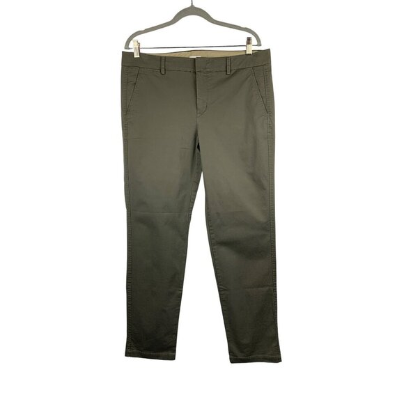 Vince Mens Slim Fit Gray Pants Size 12 Cotton Blend - Picture 1 of 3